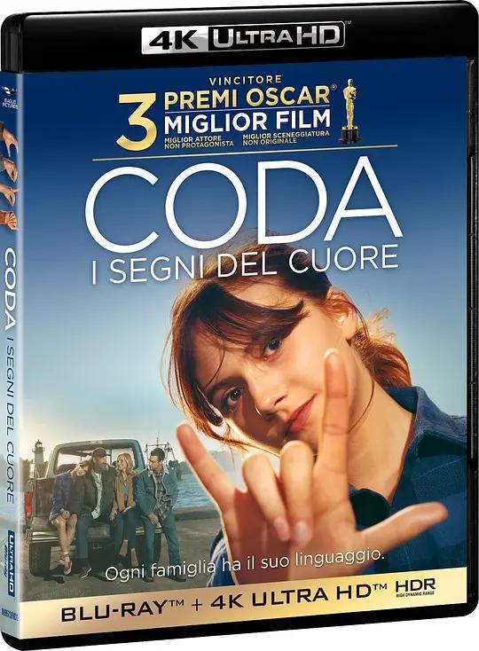 健听女孩 CODA (2021) / 乐动心旋律(台) / 贝利叶一家 美国版 / 心之旋律 / 终曲 / Children of Deaf Adults / CODA.2021.2160p.BluRay.REMUX.HEVC.DTS-HD.MA.5.1
