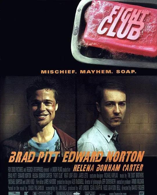 [蓝光原盘] 搏击俱乐部 Fight Club (1999) / 搏击会(港) / 斗阵俱乐部(台) / 格斗俱乐部 / Fight.Club.1999.REMASTERED.1080p.BluRay.x264.DTS