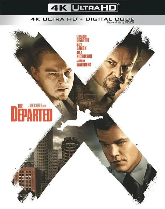 无间道风云 The Departed (2006) / 无间行者 / 神鬼无间 / 美国版无间道 / The.Departed.2006.UHD.BluRay.2160p.HEVC.REMUX.DTS-HD.MA.5.1