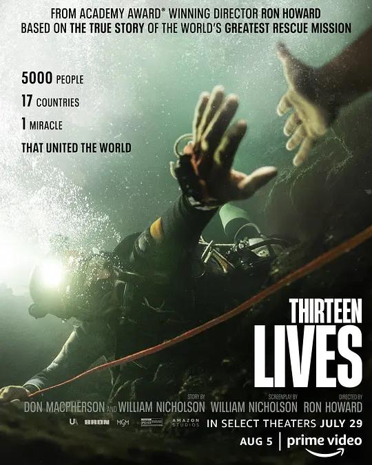 [4K电影] 13条命 Thirteen Lives (2022) / Thirteen.Lives.2022.2160p.WEB-DL.x265.10bit.HDR10Plus.DDP5.1