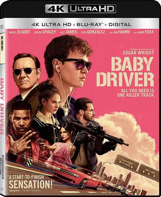 极盗车神 4K蓝光原盘下载 Baby Driver (2017) / Drive Baby Drive / 娃娃脸司机 / 宝宝车神 / 宝贝司机 / 宝贝神车手(港) / 玩命再劫(台) / Baby.Driver.2017.2160p.BluRay.REMUX.HEVC.DTS-HD.MA.TrueHD.7.1.Atmos