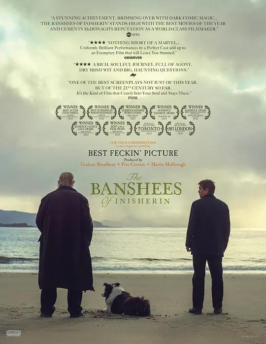 伊尼舍林的报丧女妖 4K下载 The Banshees of Inisherin (2022) / 伊尼舍林的女妖(台) / 伊尼希尔的女妖 / The.Banshees.of.Inisherin.2022.2160p.WEB-DL.x265.10bit.HDR10Plus.DDP5.1