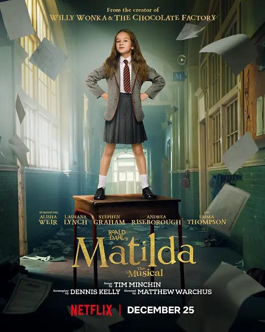 玛蒂尔达:音乐剧 4K下载 Roald Dahl’s Matilda the Musical (2022) / 玛蒂达:音乐剧 / 小魔女:音乐剧 / Matilda / Roald.Dahls.Matilda.The.Musical.2022.2160p.NF.WEB-DL.x265.10bit.HDR.DDP5.1.Atmos