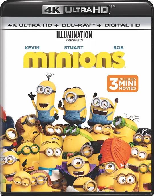 小黄人大眼萌 4K蓝光原盘下载 Minions (2015) / 小小兵(台) / 小黄人 / 小黄人大电影 / 迷你兵团(港) / Minions.2015.2160p.BluRay.REMUX.HEVC.DTS-HD.MA.TrueHD.7.1.Atmos