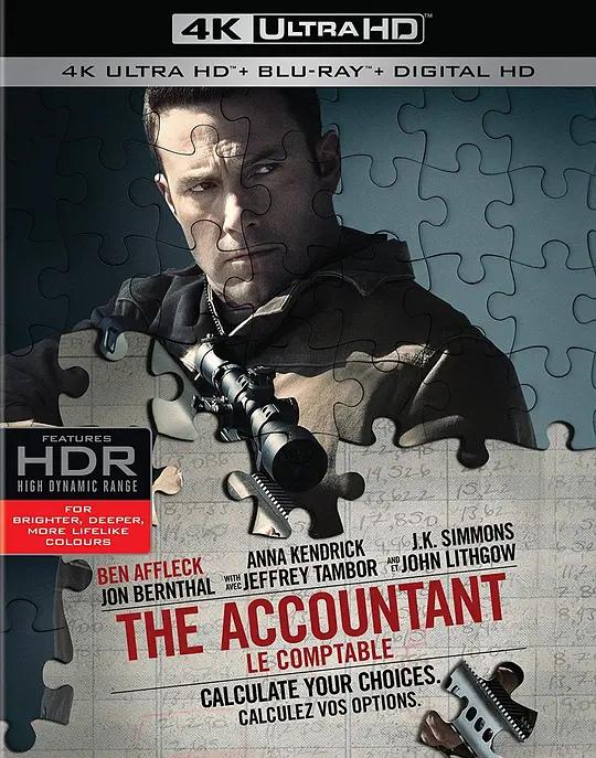 会计刺客 4K蓝光原盘下载 The Accountant (2016) / 会计师(台) / 暗算(港) / The.Accountant.2016.2160p.BluRay.REMUX.HEVC.DTS-HD.MA.7.1