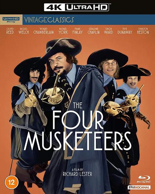 生死剑侠 The Four Musketeers (1974) / 三个火枪手 / The.Four.Musketeers.1974.2160p.BluRay.REMUX.HEVC.LPCM.2.0