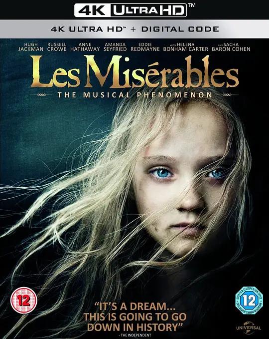悲惨世界 Les Misérables (2012) / 孤星泪(港) / 音乐剧《悲惨世界》电影版 / Les Miserables / Les.Misérables.2012.2160p.UHD.Blu-ray.HDR10.HEVC.TrueHD.7.1