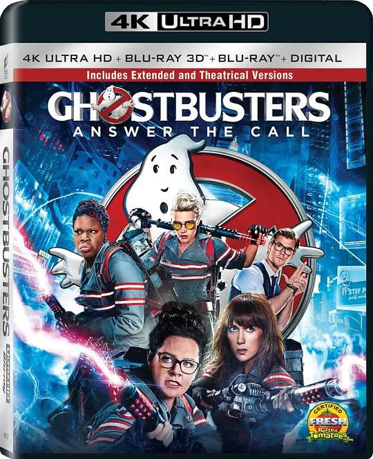 超能敢死队 4K蓝光原盘下载 Ghostbusters (2016) / 女版捉鬼敢死队 / 捉鬼敢死队3(港) / 新捉鬼敢死队 / 魔鬼克星：麻辣异攻队(台) / Ghostbusters.2016.EXTENDED.2160p.BluRay.REMUX.HEVC.DTS-HD.MA.TrueHD.7.1.Atmos