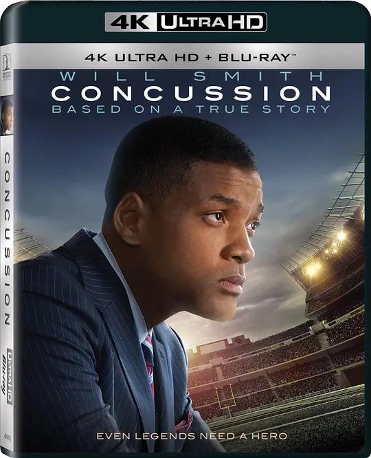 震荡效应 4K蓝光原盘下载 Concussion (2015) / Game Brain / 脑震荡 / 震荡效应(台) / 震荡真相(港) / Concussion.2015.2160p.BluRay.REMUX.HEVC.DTS-HD.MA.TrueHD.7.1.Atmos