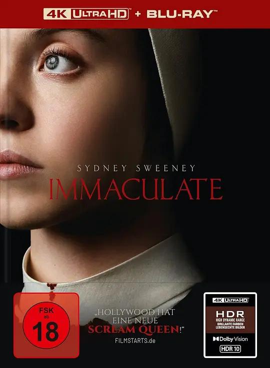无瑕修女 Immaculate (2024) / 无瑕 / 鬼圣胎(台) / Immaculate.2024.2160p.UHD.Blu-ray.DV.HDR.HEVC.DTS-HD.MA.5.1