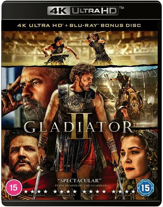 角斗士2 Gladiator II (2024) / 神鬼战士II(台) / 帝国骄雄II(港) / 鬼神战士II / Gladiator 2 / Gladiator.II.2024.UHD.BluRay.REMUX.2160p.DV.HEVC.TrueHD.Atmos.7.1