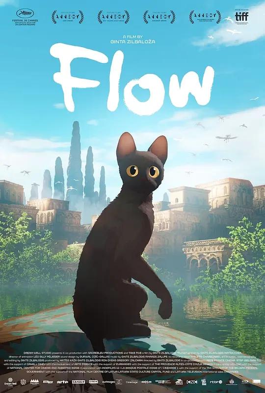 猫猫的奇幻漂流 Straume (2024) / 漂流 / 黑猫的奇幻漂流 / 喵的奇幻漂流(台) / Flow / Flow.2024.2160p.AMZN.WEB-DL.DDP5.1