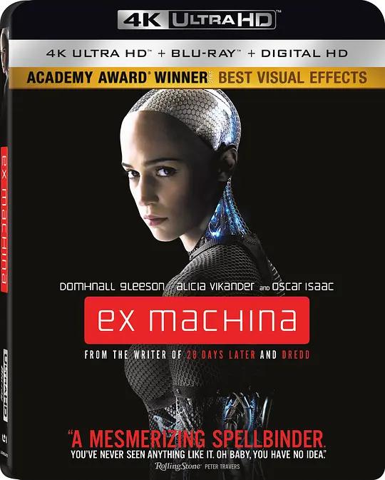 机械姬 4K蓝光原盘下载 Ex Machina (2014) / 人造意识(台) / 机器夏娃 / 觉醒前夜 / Ex.Machina.2014.2160p.BluRay.REMUX.HEVC.DTS-X.7.1