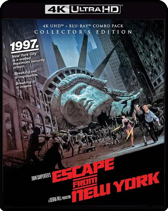 纽约大逃亡 4K蓝光原盘下载 Escape from New York (1981) / 逃出纽约 / Escape.From.New.York.1981.2160p.BluRay.REMUX.HEVC.DTS-HD.MA.5.1