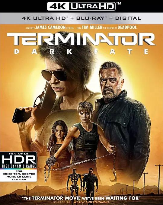 终结者：黑暗命运 4K蓝光原盘下载 Terminator: Dark Fate (2019) / Terminator 6 / 未来战士：黑暗命运(港) / 终结者2019 / 终结者6 / 终结者6：黑暗命运 / 终结者6：黑暗宿命 / 魔鬼终结者：黑暗宿命(台) / Terminator.Dark.Fate.2019.2160p.UHD.BluRay.X265.10bit.HDR.TrueHD.7.1.Atmos
