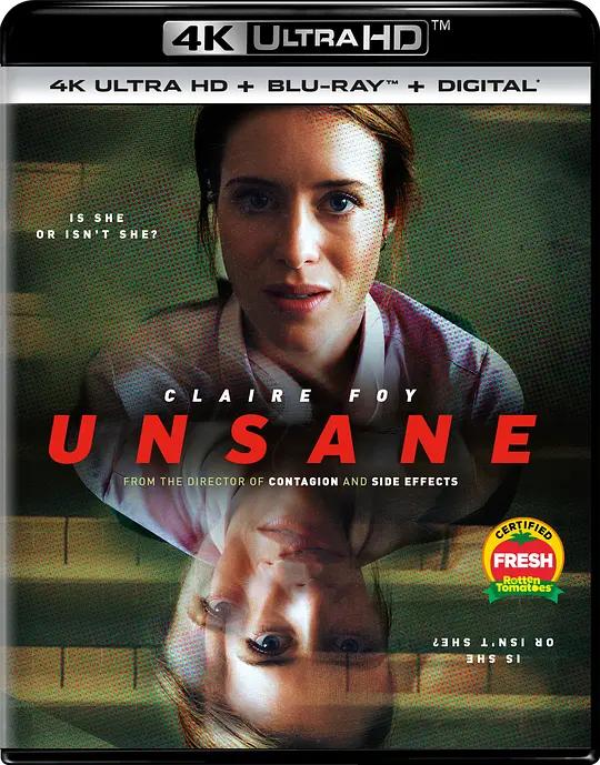 失心病狂 4K蓝光原盘下载 Unsane (2018) / 疯人院(台) / 疯·魔(港) / 荒诞 / 表演者 / Unsane.2018.2160p.UHD.BluRay.X265.10bit.HDR.DTS-HD.MA.5.1