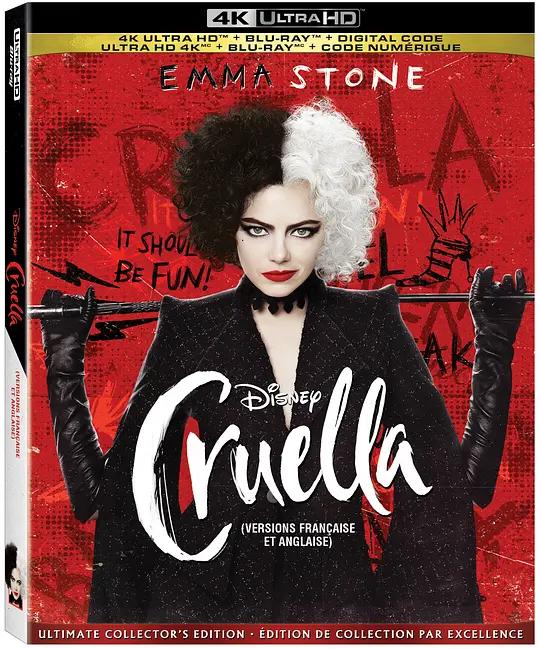 [4K蓝光原盘] 黑白魔女库伊拉 Cruella (2021) /《101忠狗》真人前传 / Cruella de Vil / 库伊拉 / 库伊拉·德维尔 / 时尚恶女：库伊拉(台) / 黑白魔后(港) / 黑白魔女 / Cruella.2021.2160p.BluRay.REMUX.HEVC.DTS-HD.MA.TrueHD.7.1.Atmos